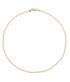 2MM Gold Ball Necklace - 15"